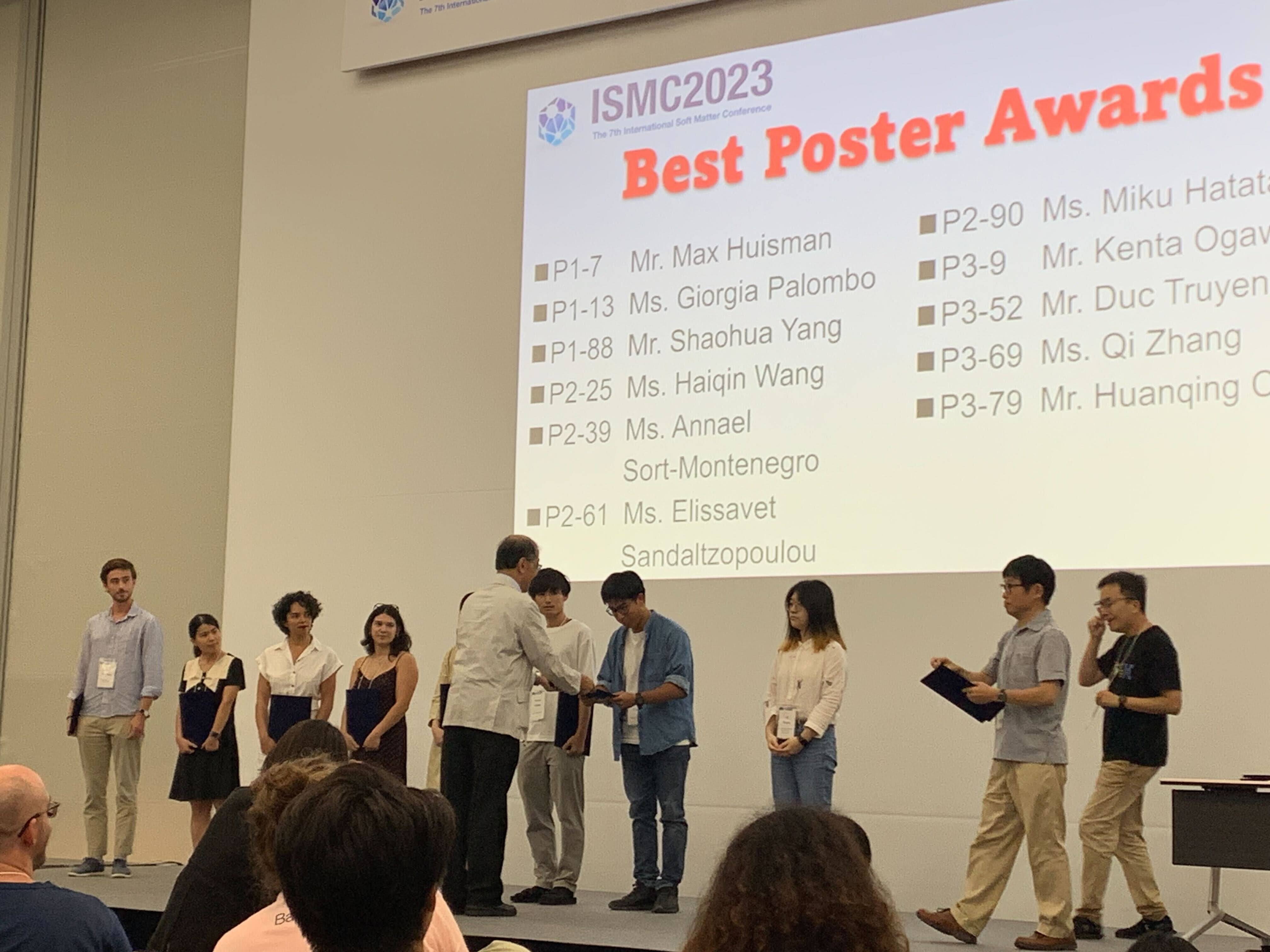 Dam Duc ISMC2023 Poster Award